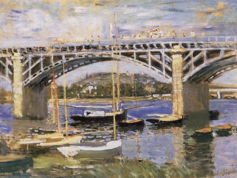 Claude Monet The Bridge at Argenteuil China oil painting art